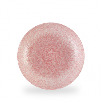 Churchill Studio Prints Raku Rose Quartz Pink Teller flach coupe 26 cm 