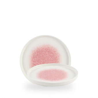 Churchill Studio Prints Raku Rose Quartz Pink Teller mit Rand 21 cm 