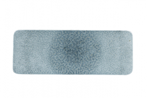 Churchill Studio Prints Raku Topaz Blue Platte rechteckig 37,6 x 14 cm 