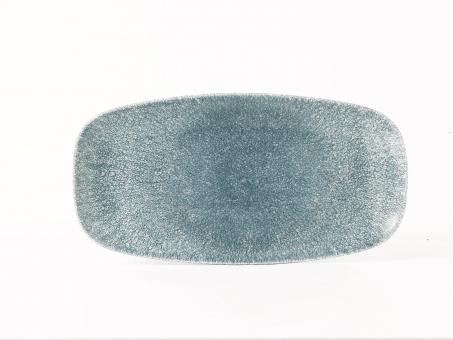 Churchill Studio Prints Raku Topaz Blue Platte 35,5 x 18,9 cm 