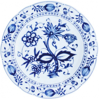 Teller flach 26 cm Zwiebelmuster KAHLA 