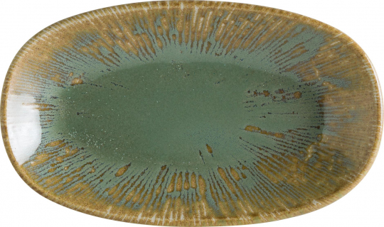 Gourmet Platte oval 24 x 14 cm Snell Sage Bonna 