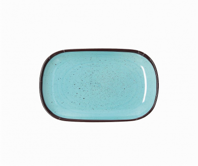 Platte oval 18 x 11 cm Show Plate Colourful Melamine Blu Tognana ab 18 Stück ab 18 Stück