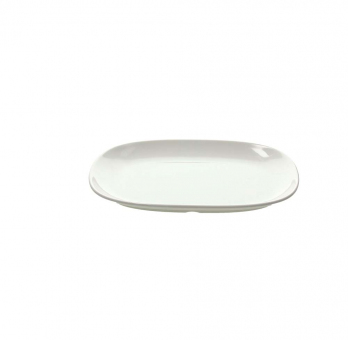 Servierbrett oval 32 x 22 cm Show Plate Bianco Melamine Tognana 