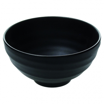 Salatschüssel 22 cm Show Plate Nero Melamine Tognana 