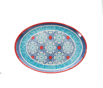 Platte oval 35,5 x 25,5 cm Show Plate Vietri Melamine Tognana ab 18 Stück