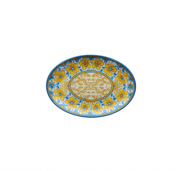Platte oval 35,5 x 25,5 cm Show Plate Narciso Melamine Tognana 
