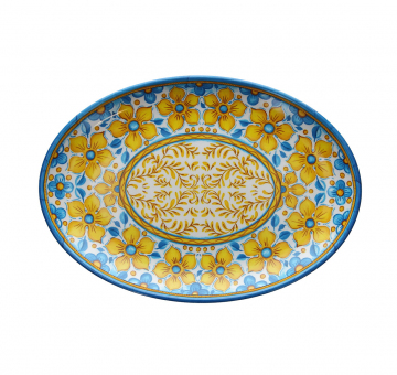 Platte oval 80 x 56 cm Show Plate Narciso Melamine Tognana ab 4 Stück ab 4 Stück