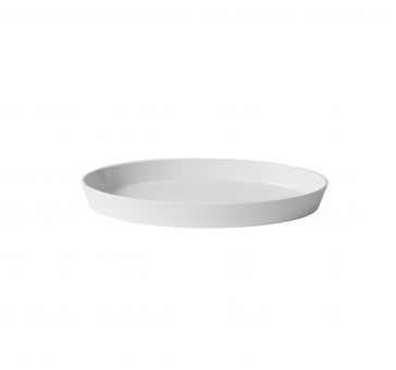 Platte oval 34 x 21 cm Show Plate Bianco Melamine Tognana 