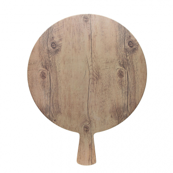 Schneidebrett rund 36 x 46 cm Show Plate Wood Melamine Tognana 