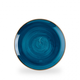 Churchill Stonecast Java Blue Coupe Teller 26 cm 