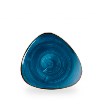 Churchill Stonecast Java Blue dreieckige Teller 22,9 cm 