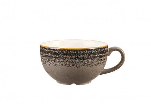 Churchill Studio Prints Homespun Charcoal Black Cappuccinotasse 22,7 cl 