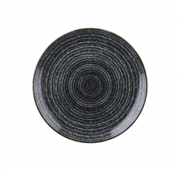 Churchill Studio Prints Homespun Charcoal Black Teller flach coupe 16,5 cm 