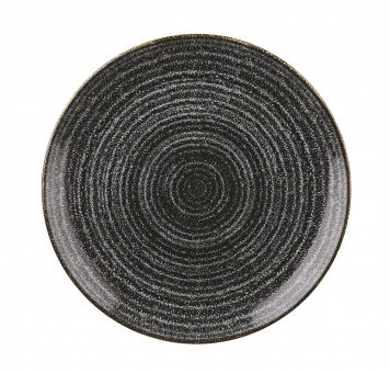 Churchill Studio Prints Homespun Charcoal Black Teller flach coupe 21,7 cm 