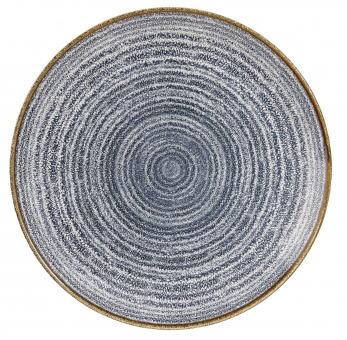 Churchill Studio Prints Homespun Slate Blue Teller flach coupe 26 cm 
