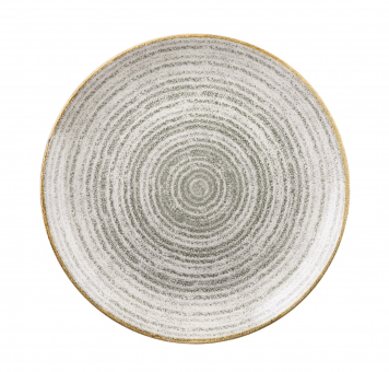 Churchill Studio Prints Homespun Stone Grey Teller flach coupe 28,8 cm 