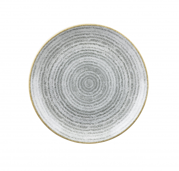 Churchill Studio Prints Homespun Stone Grey Teller flach coupe 16,5 cm 