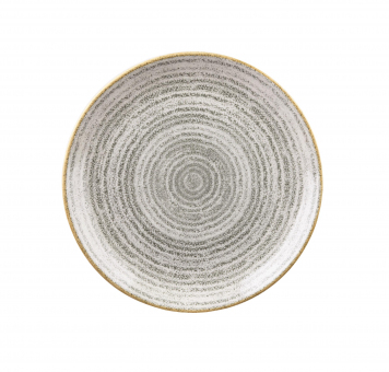 Churchill Studio Prints Homespun Stone Grey Teller flach coupe 21,7 cm 