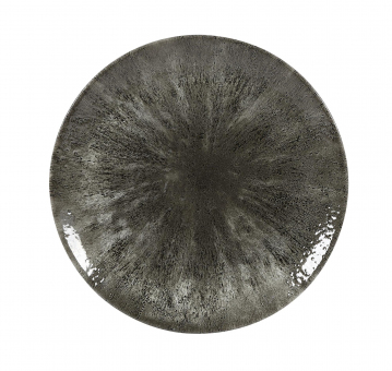 Churchill Studio Prints Stone Quartz Black Teller flach coupe 26 cm 
