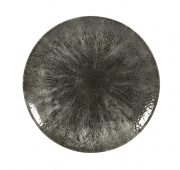 Churchill Studio Prints Stone Quartz Black Teller flach coupe 28,8 cm 