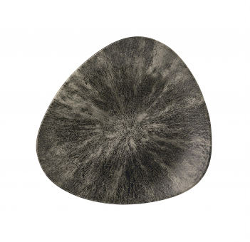 Churchill Studio Prints Stone Quartz Black Teller flach dreieckig 22,9 cm 