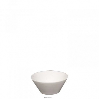 Salatschale 13 cm Napoli Uni weiß Saturnia 