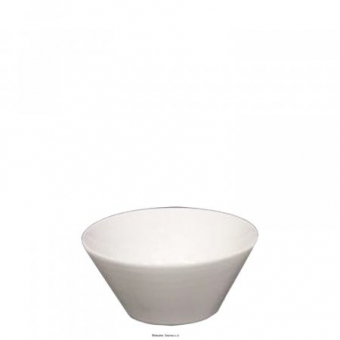 Salatschale 18 cm Napoli Uni weiß Saturnia 