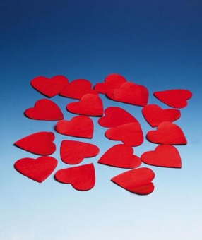 Seidenpapier-Konfetti rote Herzen 