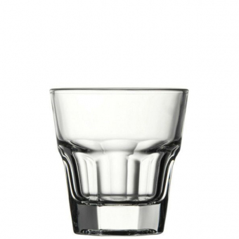 Shotglas oder Wasserglas 140 ml Harley ab 3000 Stück Druck 1-farbig, geeicht 0,1l