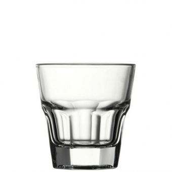 Shotglas oder Wasserglas 140 ml Harley mit Druck 