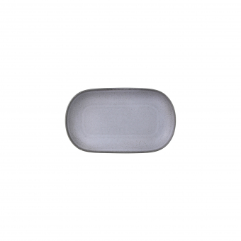 Platte oval 24 x 14 cm Terracotta Grey Tognana 