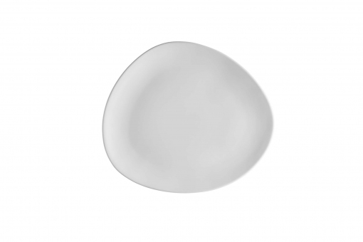 Teller flach 26 cm MATT WEISS Keramik Glendale Mäser 
