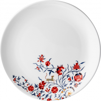 Teller flach coupe 21cm Red Garden Purio von Zwiesel Fortessa 