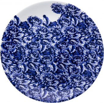 Teller flach coupe 31cm Blue Botanicals Purio von Zwiesel Fortessa 