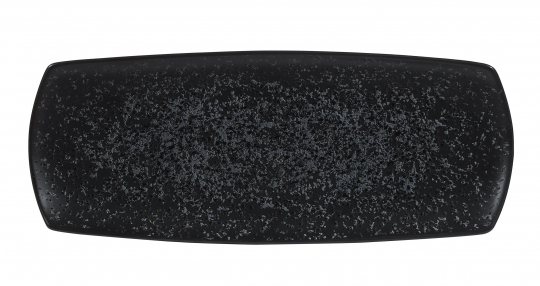Churchill Menu Shades Caldera Ash Black Platte rechteckig 35,5 x 14,2 cm 