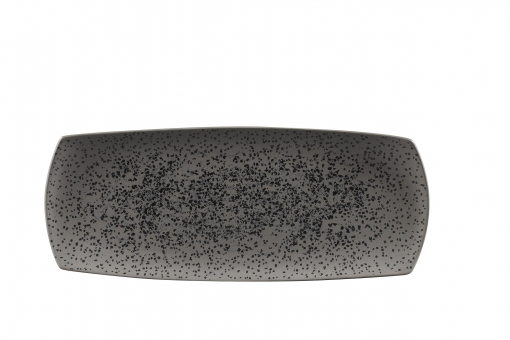 Churchill Menu Shades Caldera Flint Grey Platte rechteckig 35,5 x 14.2 cm 