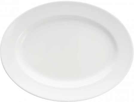 Platte oval Fahne 24cm Snow von Zwiesel Fortessa 
