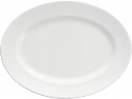 Platte oval Fahne 29cm Snow von Zwiesel Fortessa 
