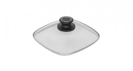 AMT Glasdeckel mit Rand 18/10 Edelstahl 