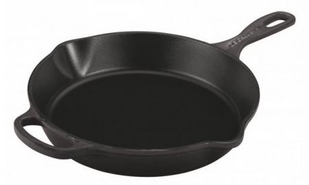 Le Creuset Bratpfanne hoch Signature schwarz 26 cm 