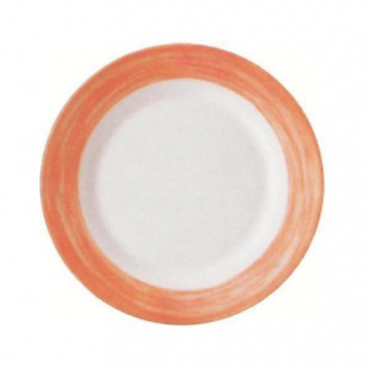 Teller tief Brush orange Arcoroc 