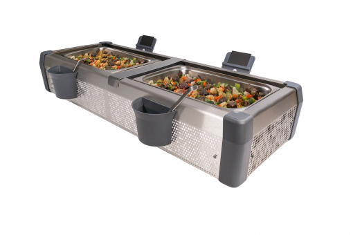 Chafing Dish Cover Set CC02-S Edelstahl von Chefing Cuisine 