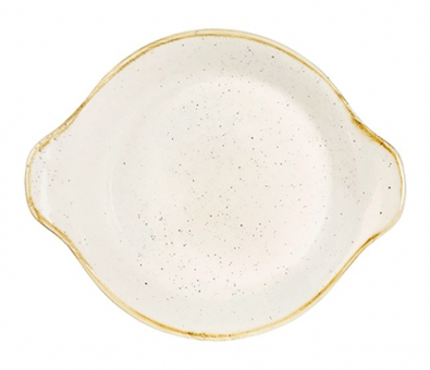 Churchill Stonecast Barley White Auflauf- oder Backform rund mit Griffen, 17,5x21,5cm/59cl 