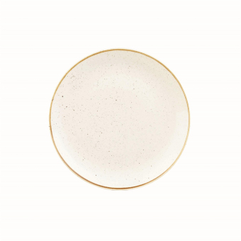Churchill Stonecast Barley White Teller flach coupe 26cm ab 12 Stück