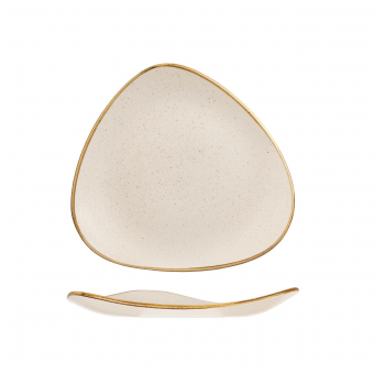 Churchill Stonecast Barley White Teller flach dreieckig 19,2cm 