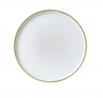 Churchill STONECAST Triangle Plate Barley White Teller Porzellan 26,5 cm weiß 