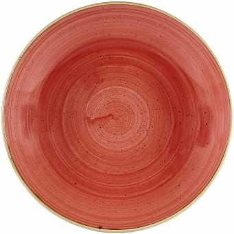 Churchill Stonecast Berry Red Teller tief coupe 31cm/2,4l 