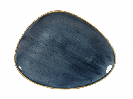 Churchill Stonecast Blueberry Chefs Platte dreieckig 26,5x20,5cm 