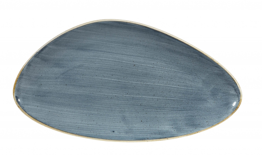 Churchill Stonecast Blueberry Chefs Platte dreieckig 35,5x18,8cm 